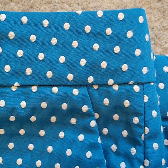 J. Crew Cafe Capri Polka Dot pant - Picture 6 of 8